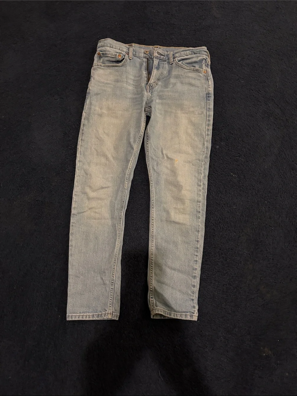 Levi's Men’s Skinny Jeans in Light Blue Wash